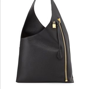 Tom Ford Alic Zip Hobo Purse